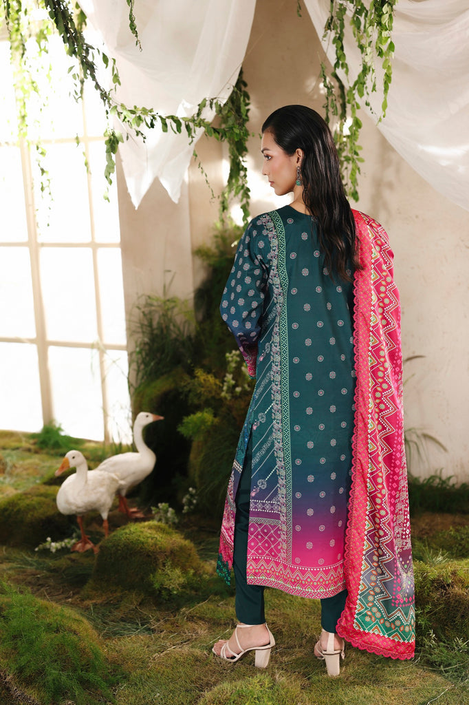 Silah Silk by Rajbari silk Pakistani suit dupatta view M&M Couture USA