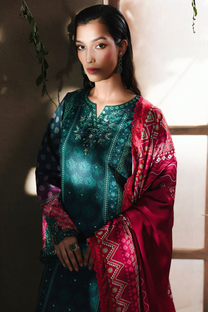 Silah Silk by Rajbari silk Pakistani suit view 4 M&M Couture USA