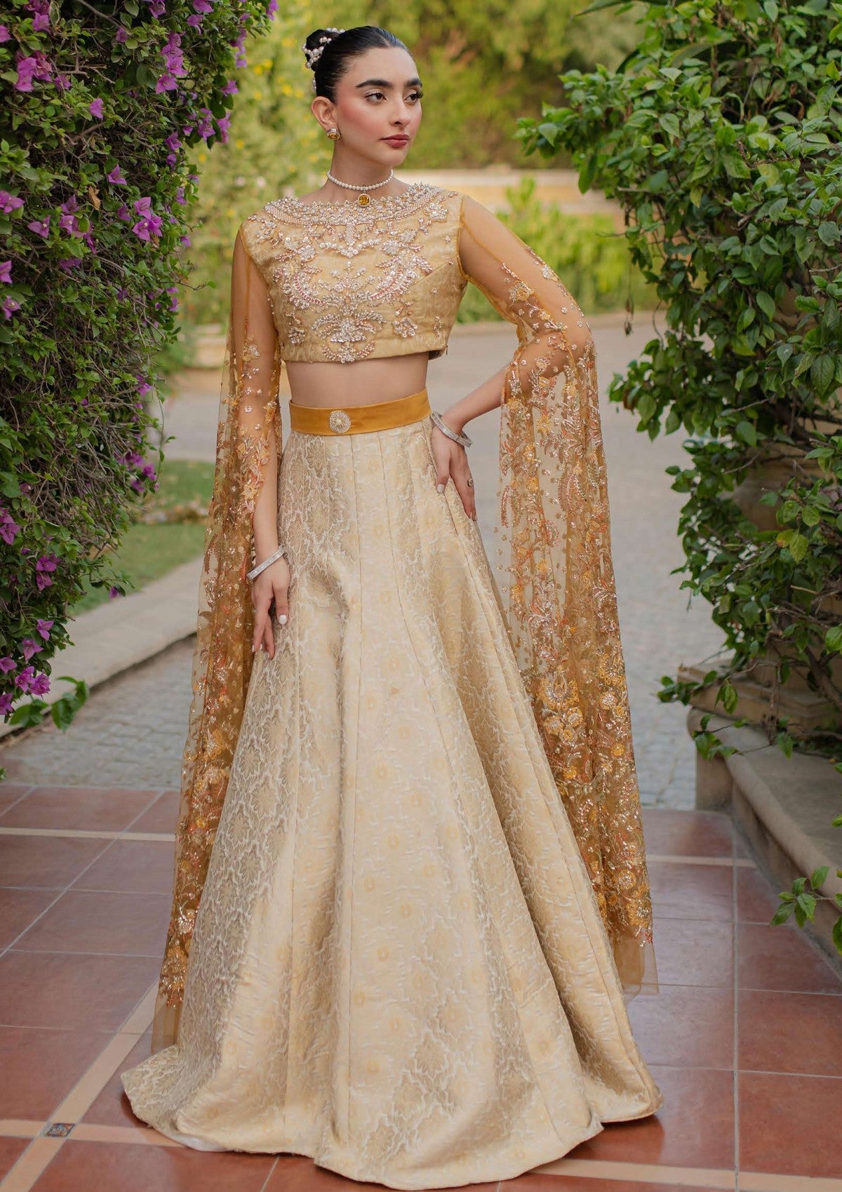 Mann Mein Tu - Wedding  Collection By Mushq Pakistani suit detail view M&M Couture USA