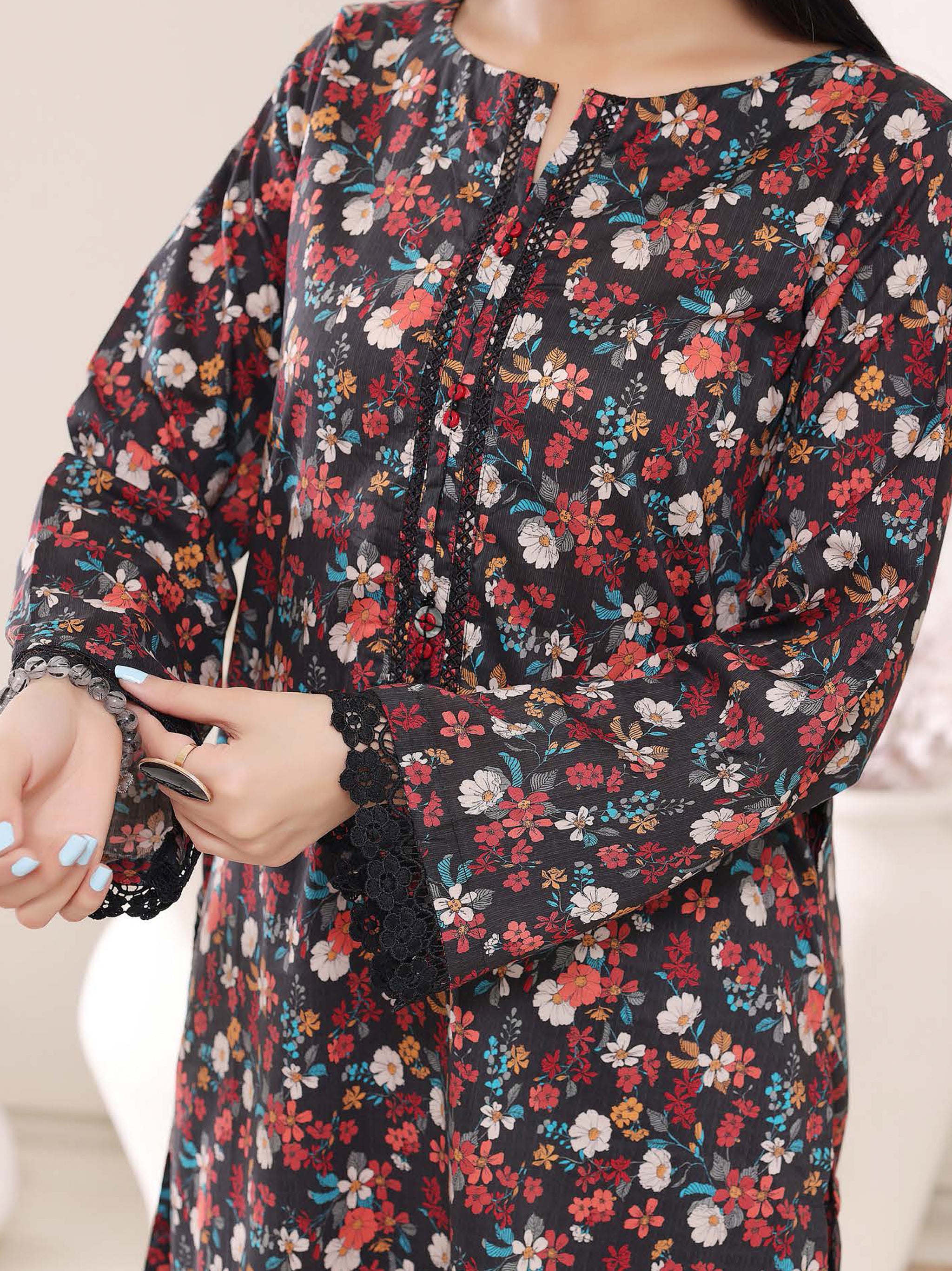 Cambric Co-Ord Set By Aizal -108