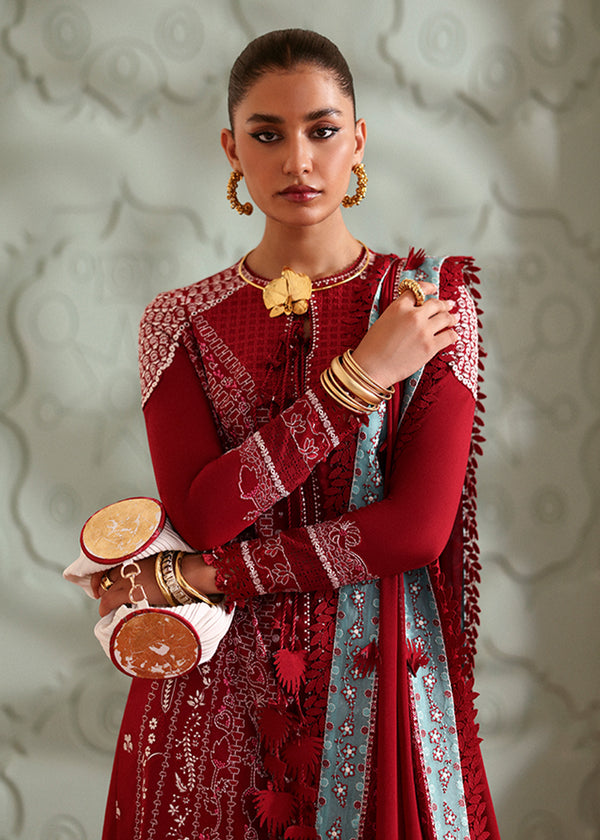 INEESA Lawn By Suffuse lawn Pakistani suit detail view M&M Couture USA