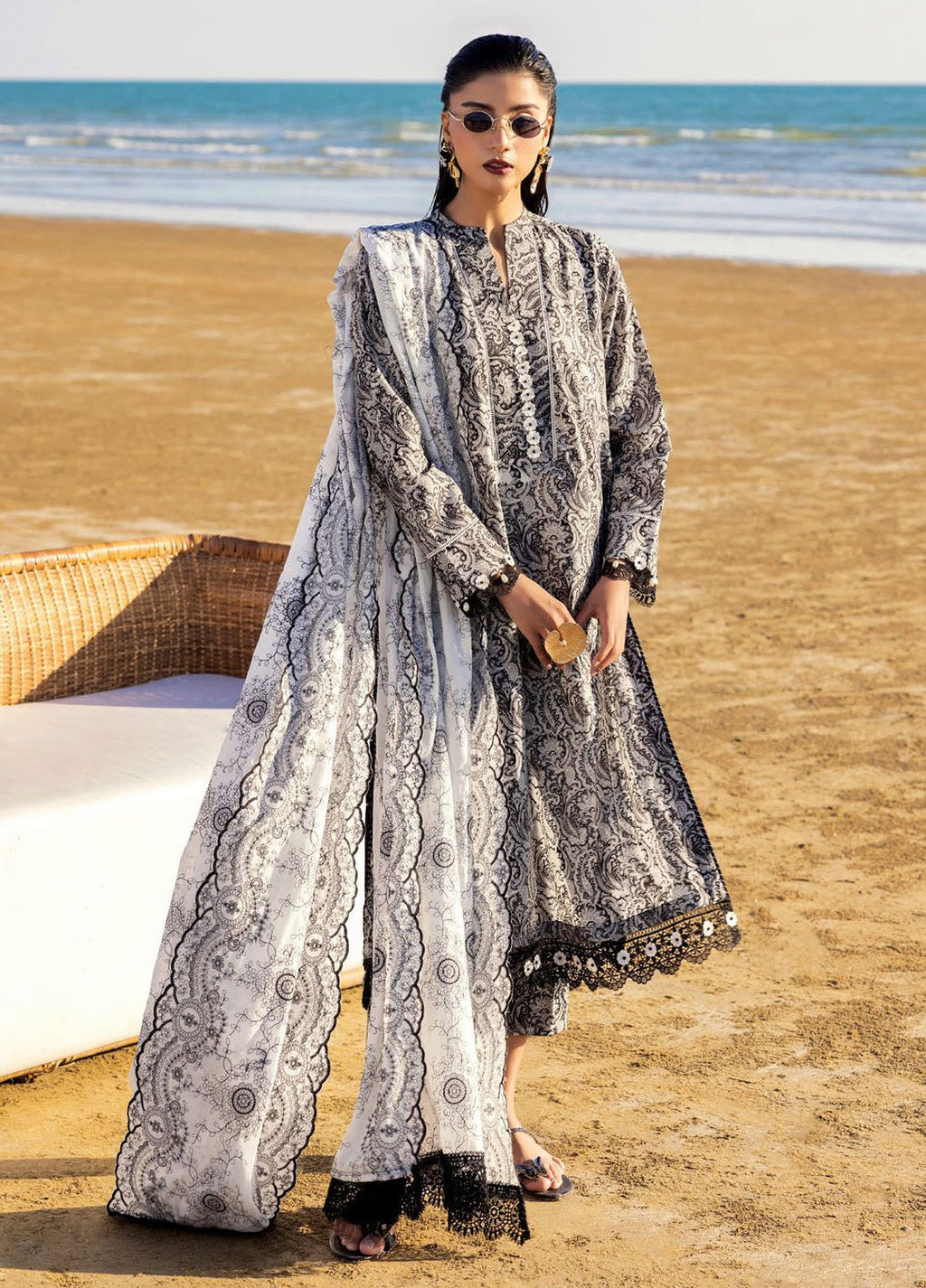 Summer Lawn Suit By Gul Ahmed -101