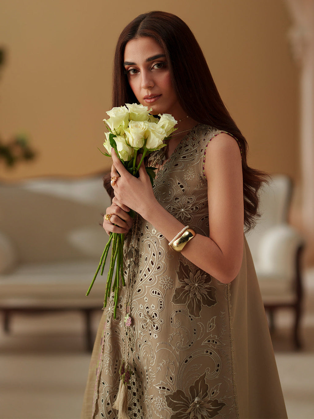 Bin Ilyas | Mashriq Luxury Lawn | 105
