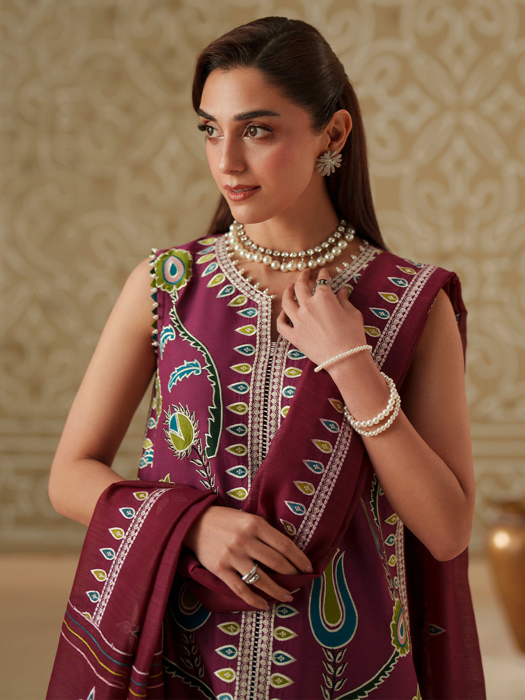 Bin Ilyas | Mashriq Luxury Lawn | 109