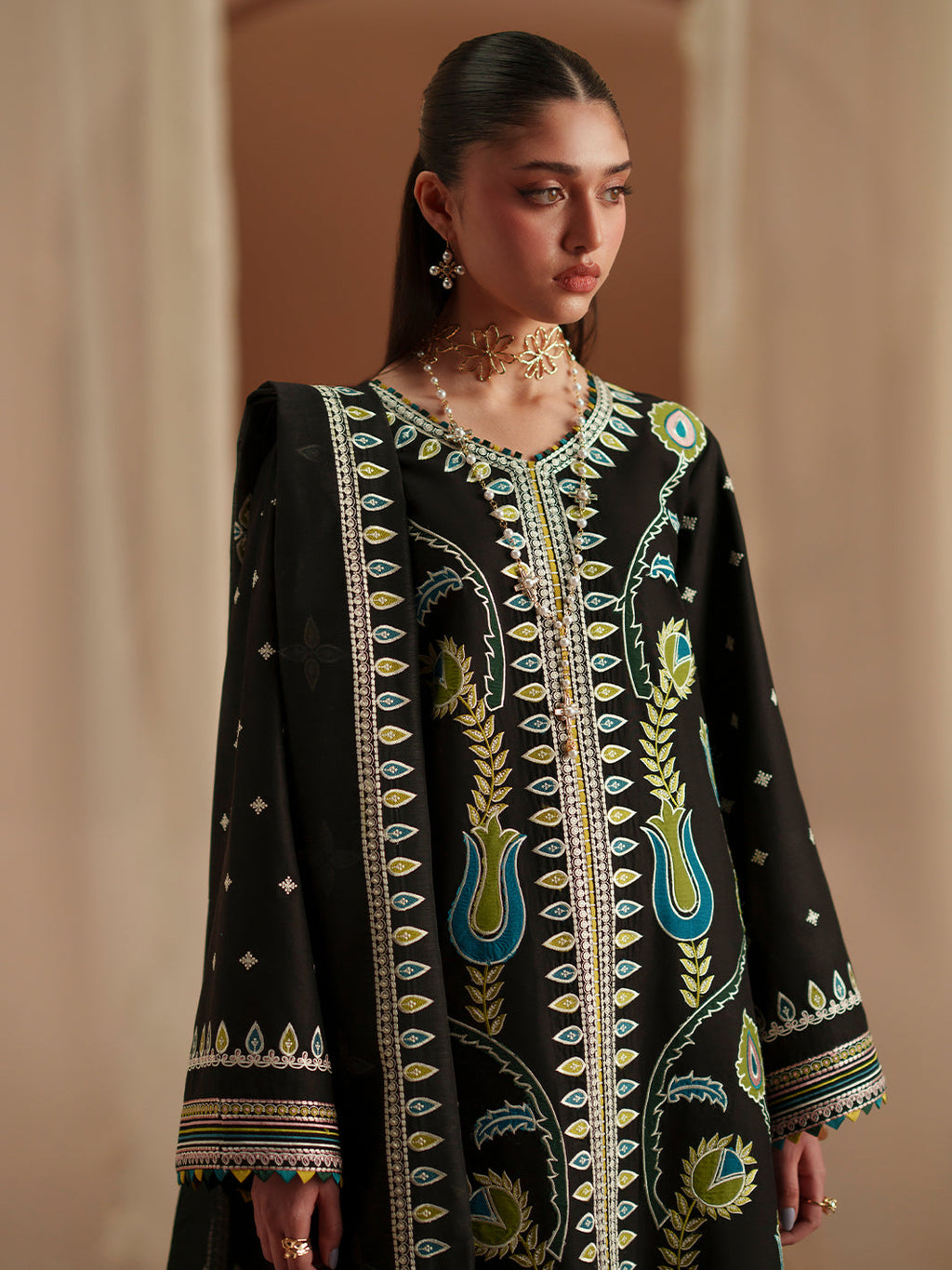Bin Ilyas | Mashriq Luxury Lawn | 107
