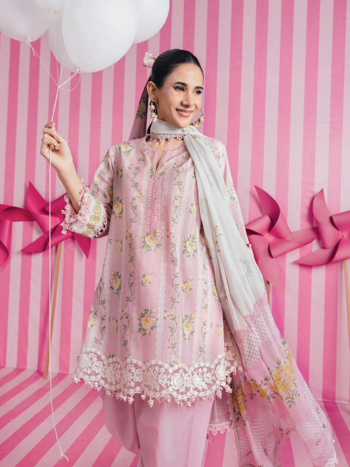 Maria B Basics Embroidered Lawn Suit –107