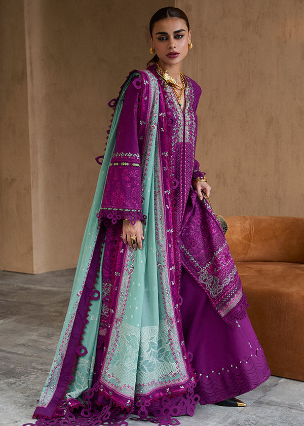 OIRA Lawn By Suffuse lawn Pakistani suit front view M&M Couture USA