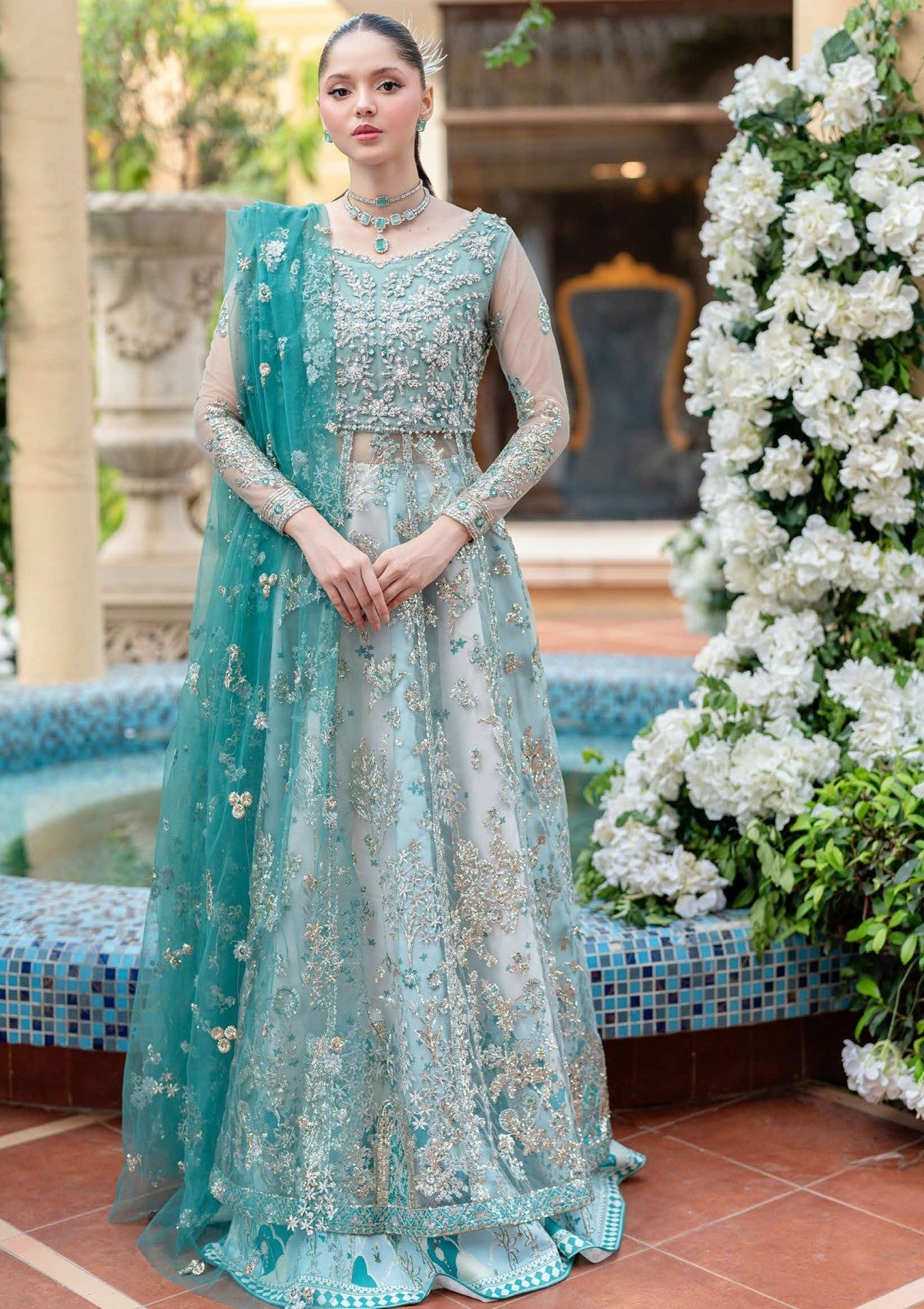 Mann Mein Tu - Wedding  Collection By Mushq Pakistani suit front view M&M Couture USA