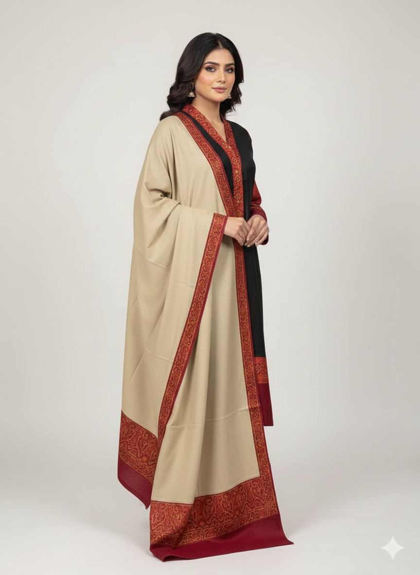 Pashmina Collection  By M&M Couture Pakistani suit front view M&M Couture USA