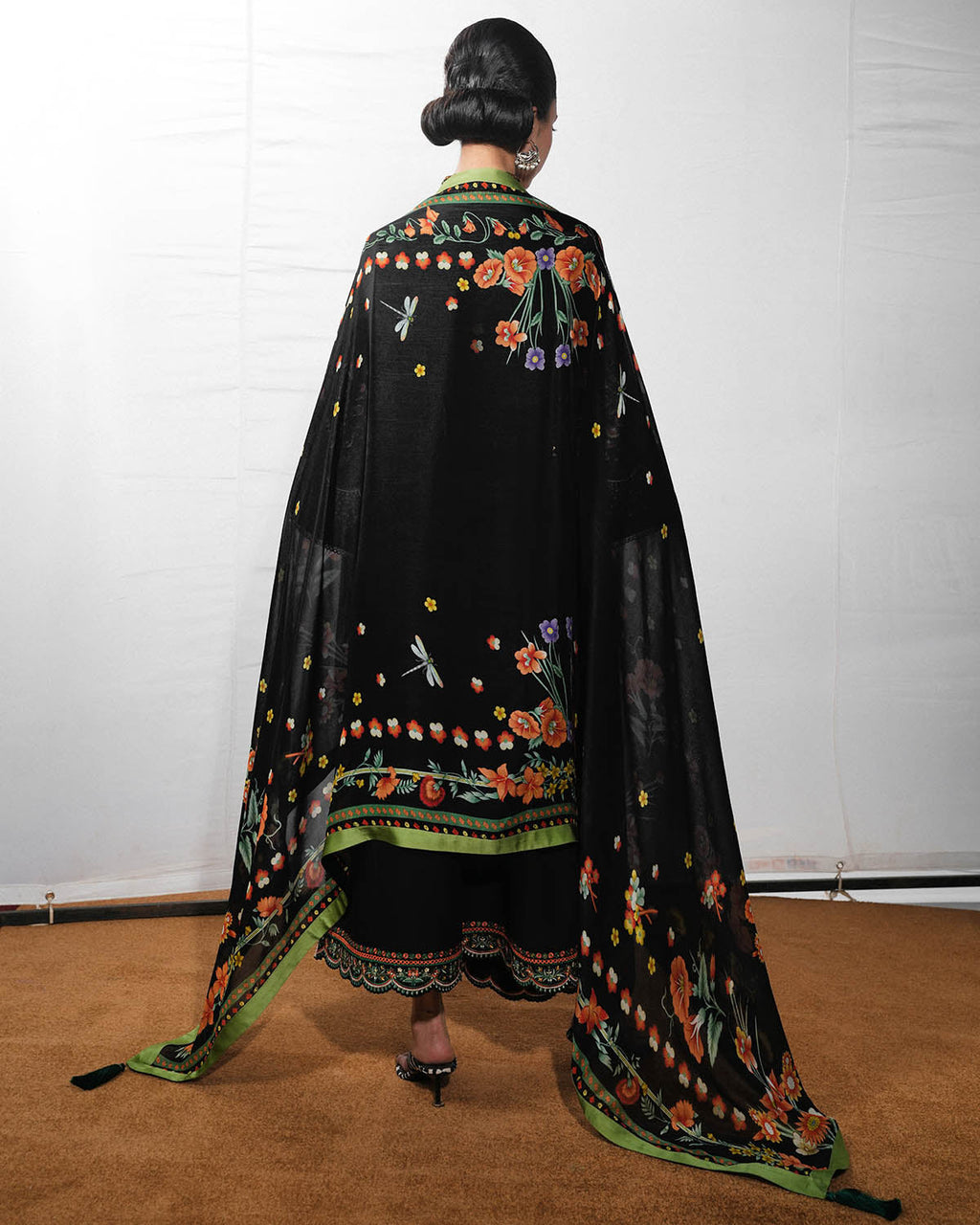 Bahri | Jugnu By Hussain Rehar Pakistani suit dupatta view M&M Couture USA