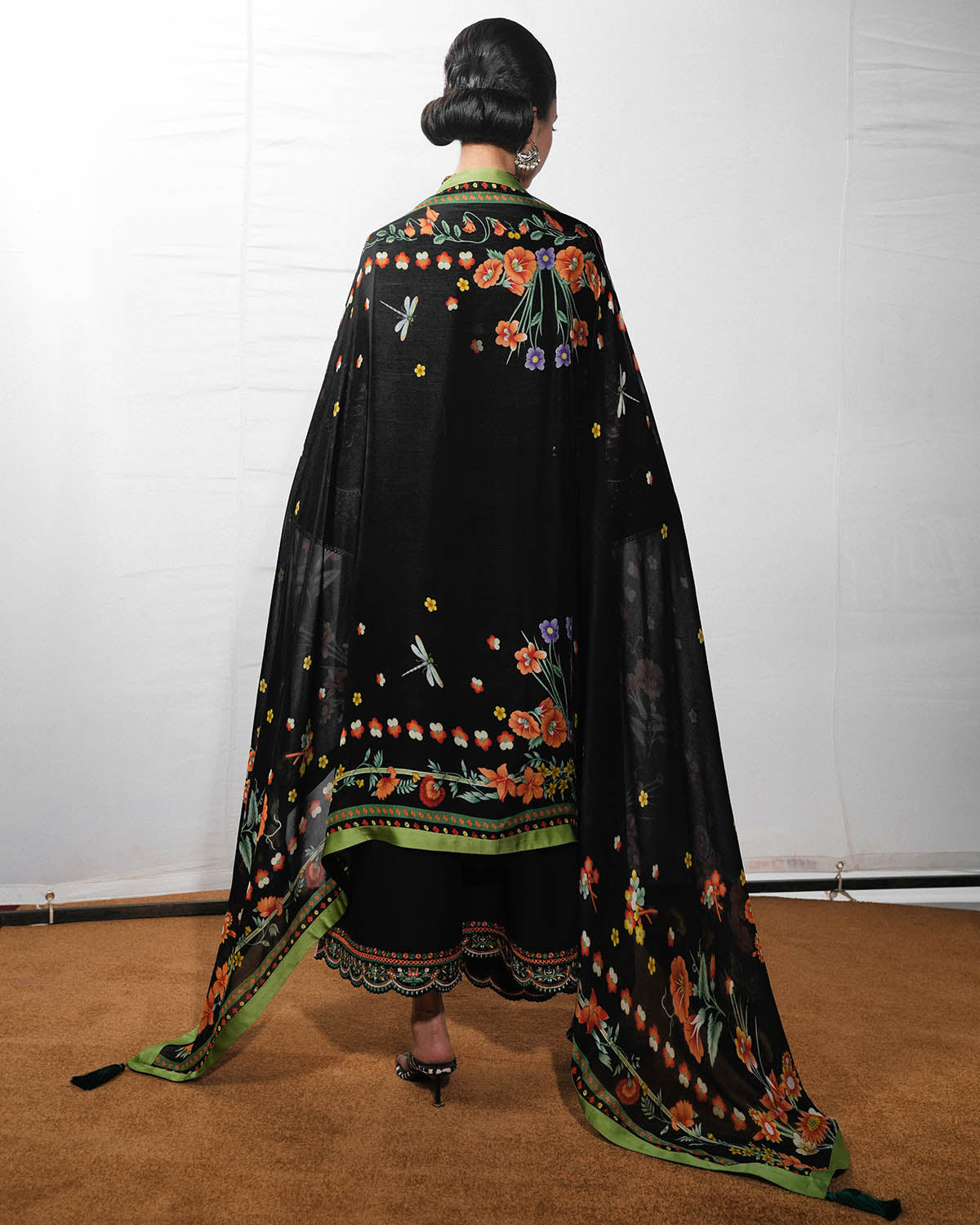 Bahri | Jugnu By Hussain Rehar Pakistani suit dupatta view M&M Couture USA