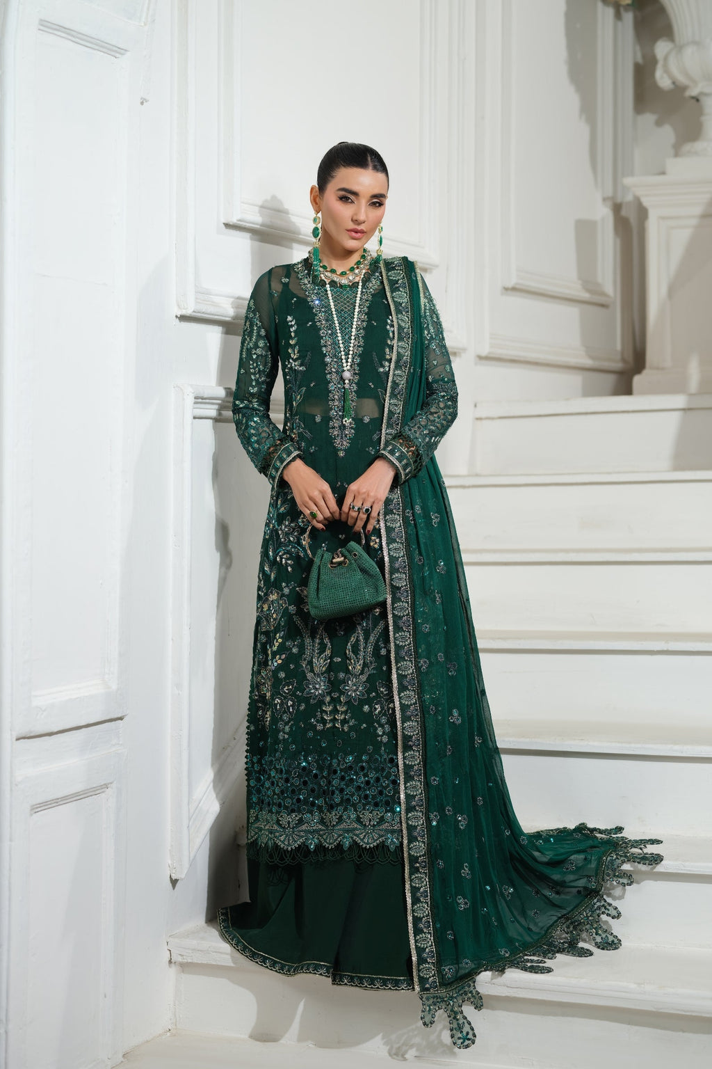 Juhi | Meer By Maryum Hussain Pakistani suit detail view M&M Couture USA