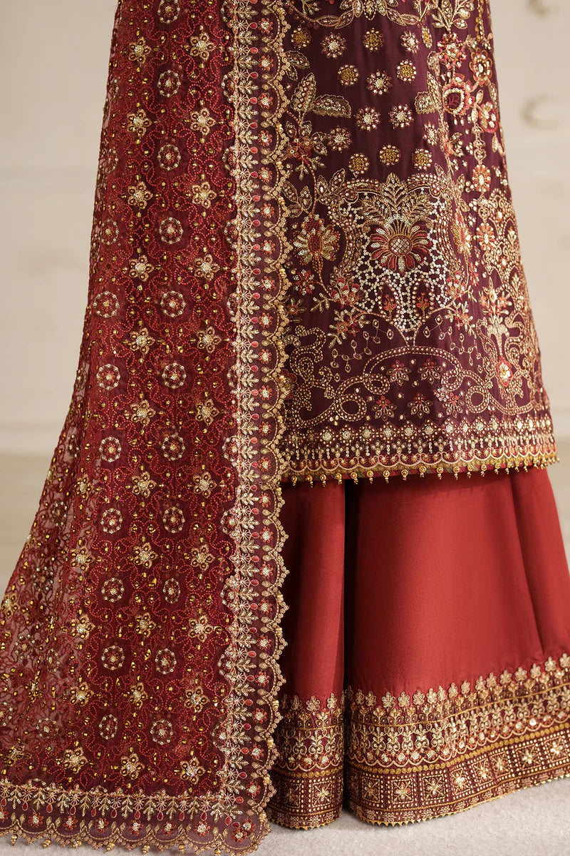 Chantelle by Baroque -CB 105 Pakistani suit dupatta view M&M Couture USA