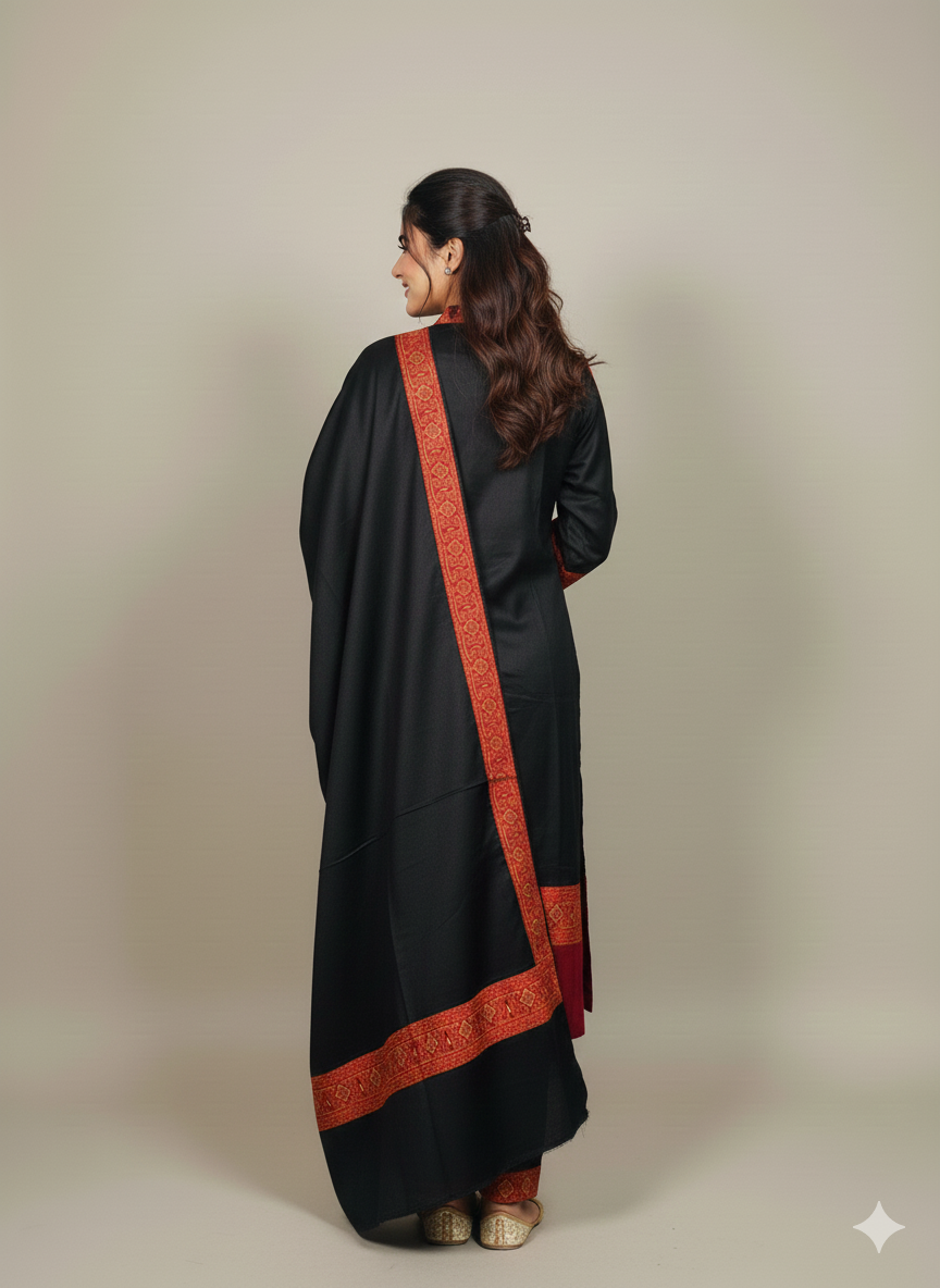 Pashmina Collection  By M&M Couture Pakistani suit dupatta view M&M Couture USA