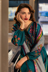Poshima by Charizma Pakistani suit dupatta view M&M Couture USA