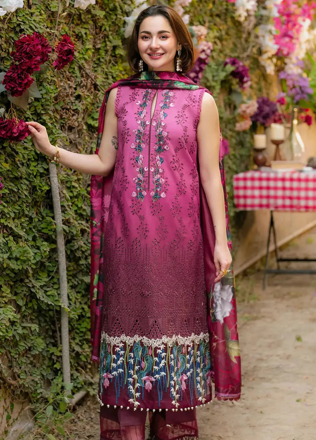 Gulkari by Asifa Nabeel Chikankari Lawn Suit -101