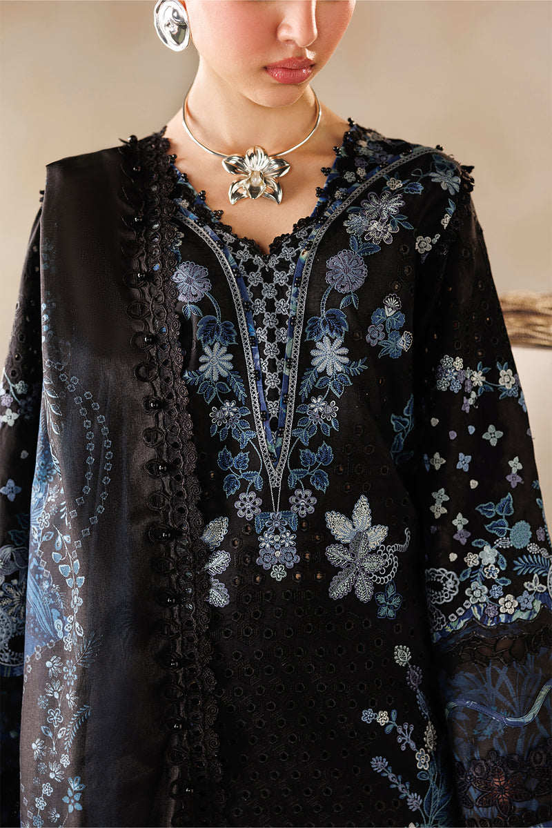 EID LAWN 26 By Baroque lawn Pakistani suit dupatta view M&M Couture USA