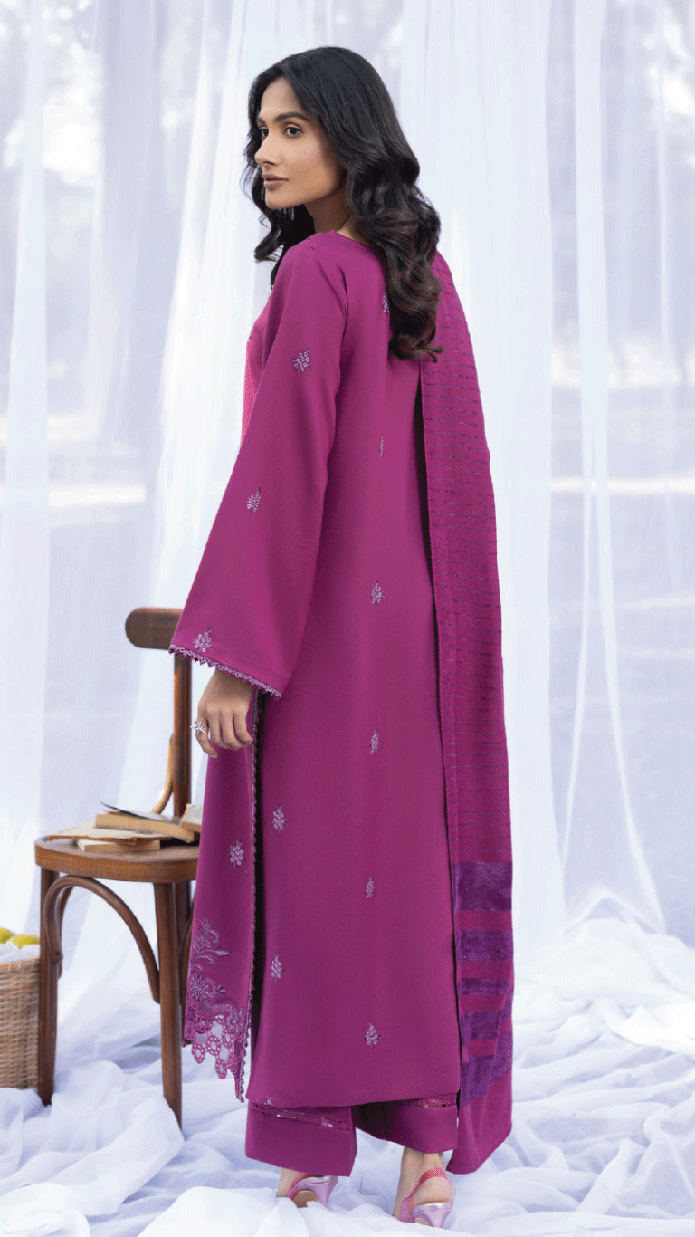 Winter Sunshine By Sanam Saeed Pakistani suit detail view M&M Couture USA