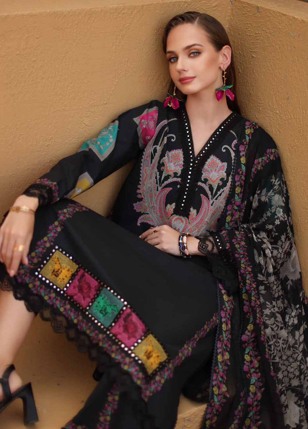 Aghaz e Nou By Charizma Pakistani suit view 4 M&M Couture USA