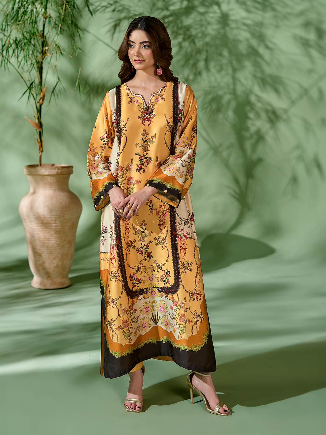 NOURA SILK KAFTAN |  By Allys 110