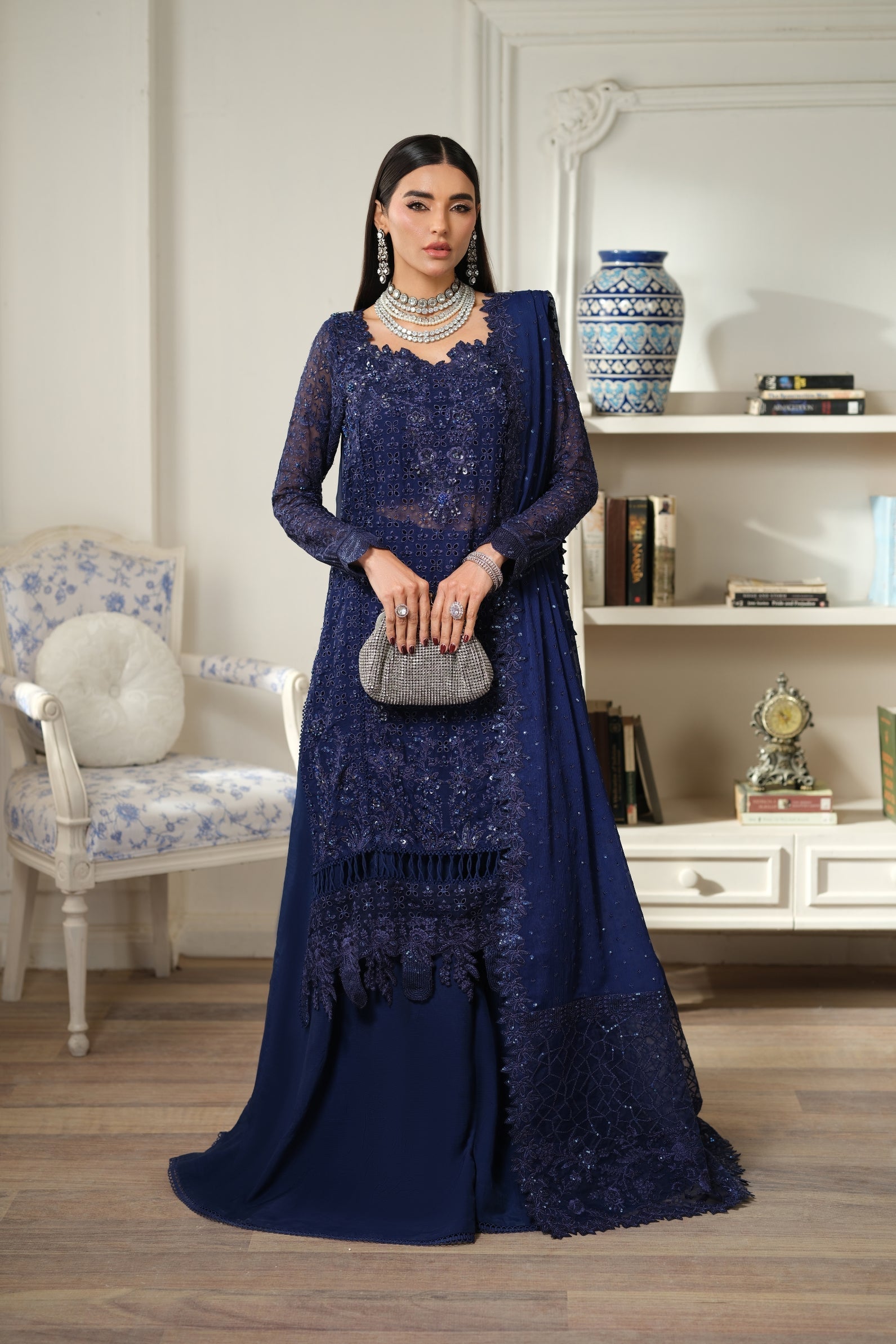 Vasal | Meer By Maryum Hussain Pakistani suit front view M&M Couture USA