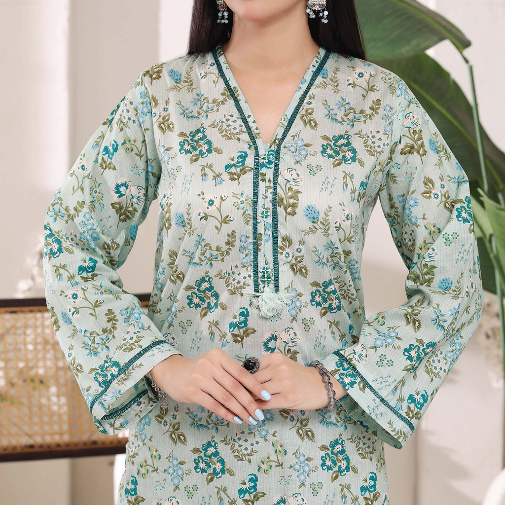 Cambric Co-Ord Set By Aizal -103