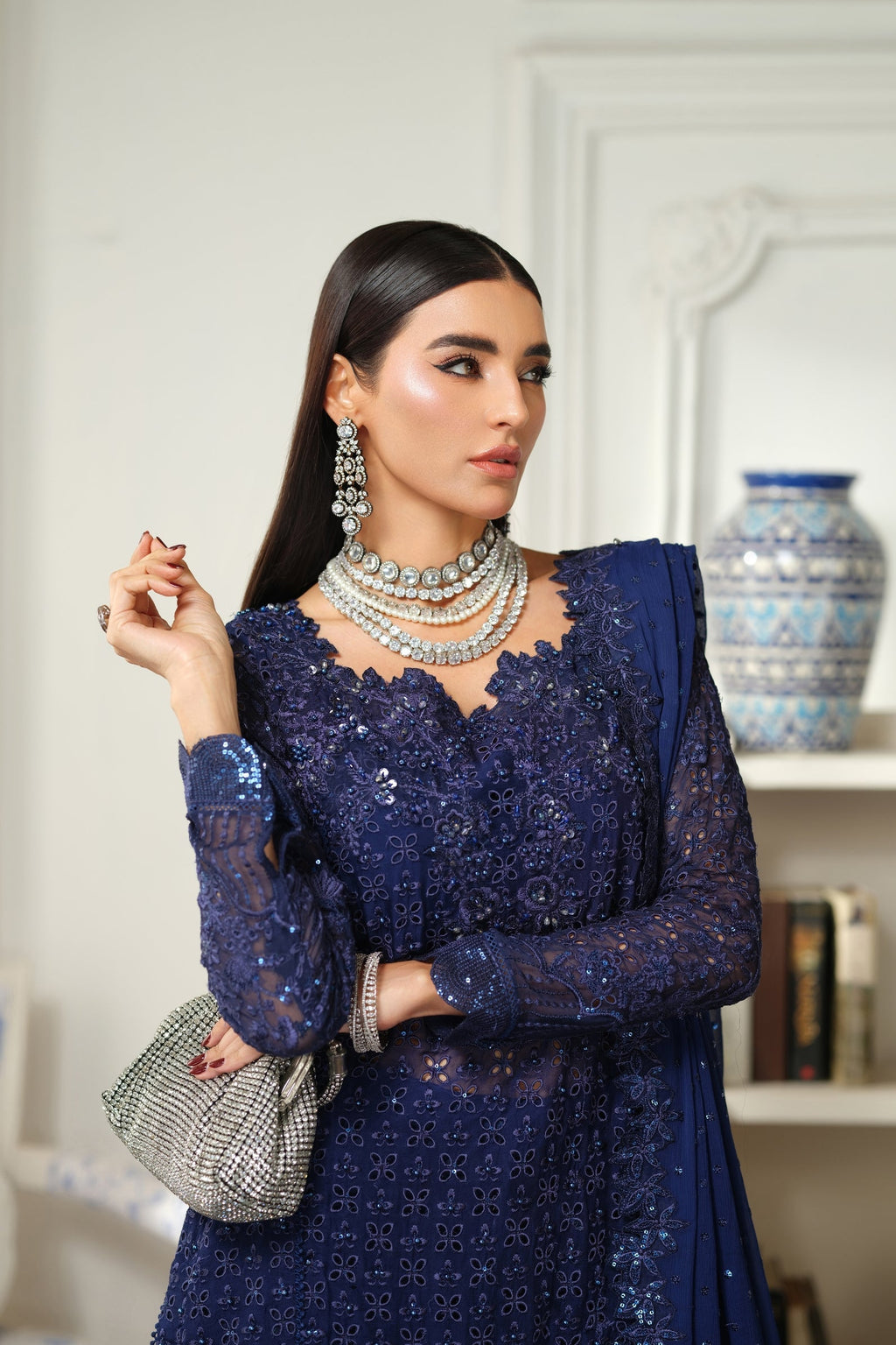 Vasal | Meer By Maryum Hussain Pakistani suit dupatta view M&M Couture USA