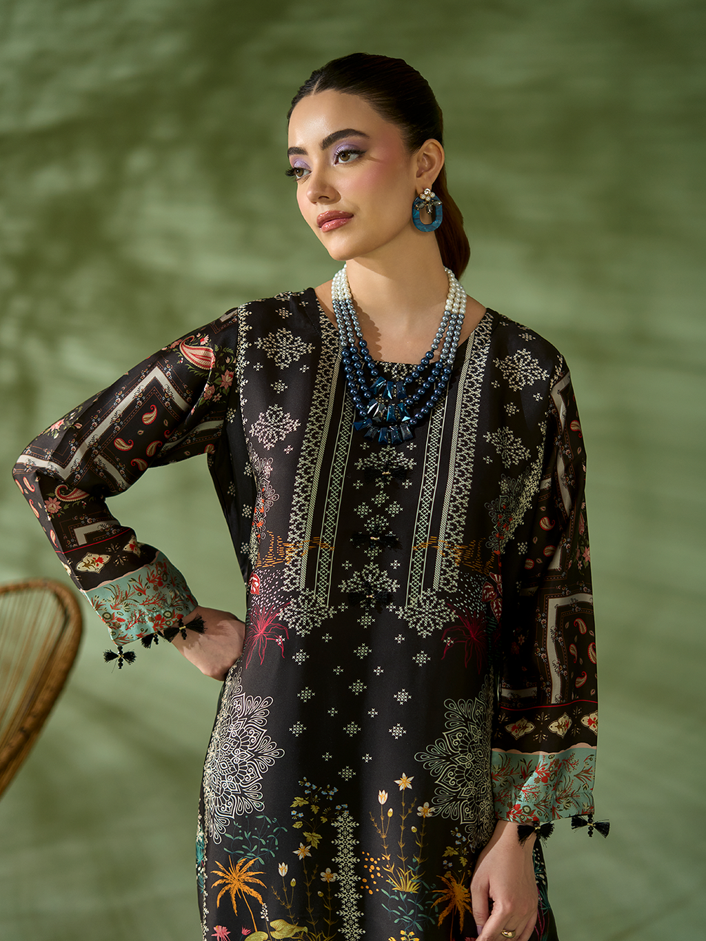 NOURA SILK KAFTAN |  By Allys 108