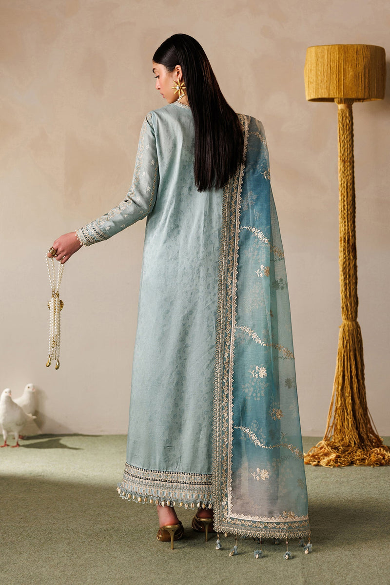 EID LAWN 26 By Baroque lawn Pakistani suit detail view M&M Couture USA