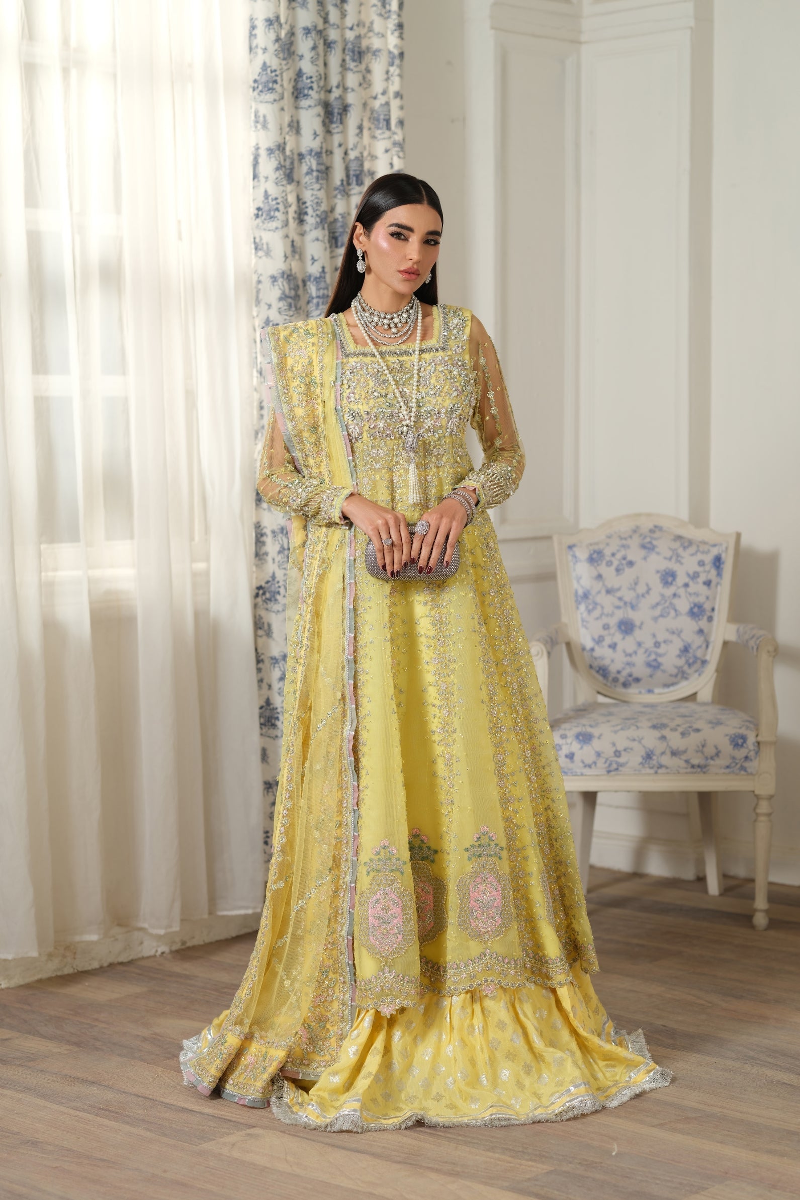 Ghazal | Meer By Maryum Hussain Pakistani suit front view M&M Couture USA