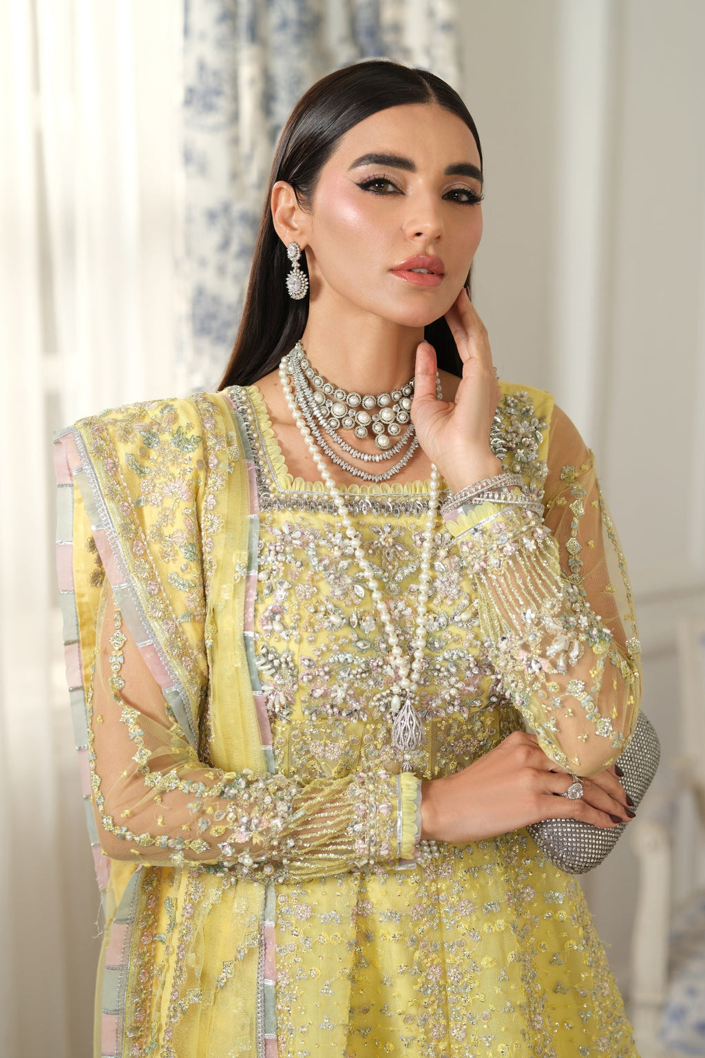 Ghazal | Meer By Maryum Hussain Pakistani suit dupatta view M&M Couture USA