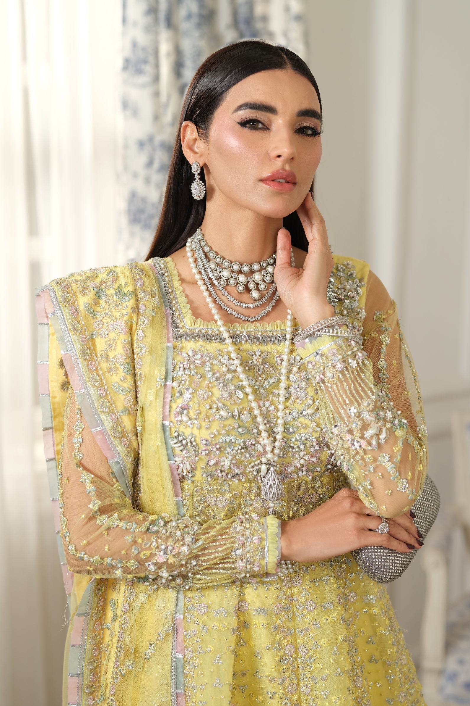 Ghazal | Meer By Maryum Hussain Pakistani suit dupatta view M&M Couture USA
