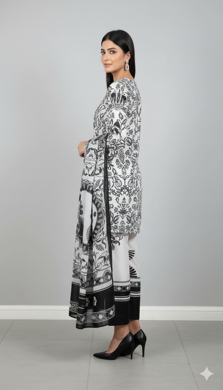 Pure Satin Silk By M & M Couture -107