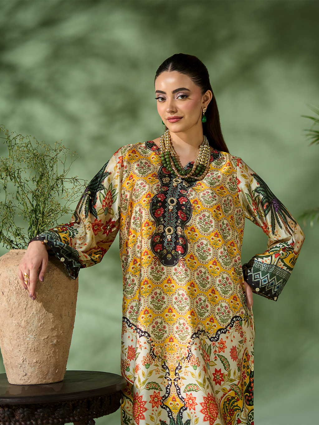 NOURA SILK KAFTAN |  By Allys 109