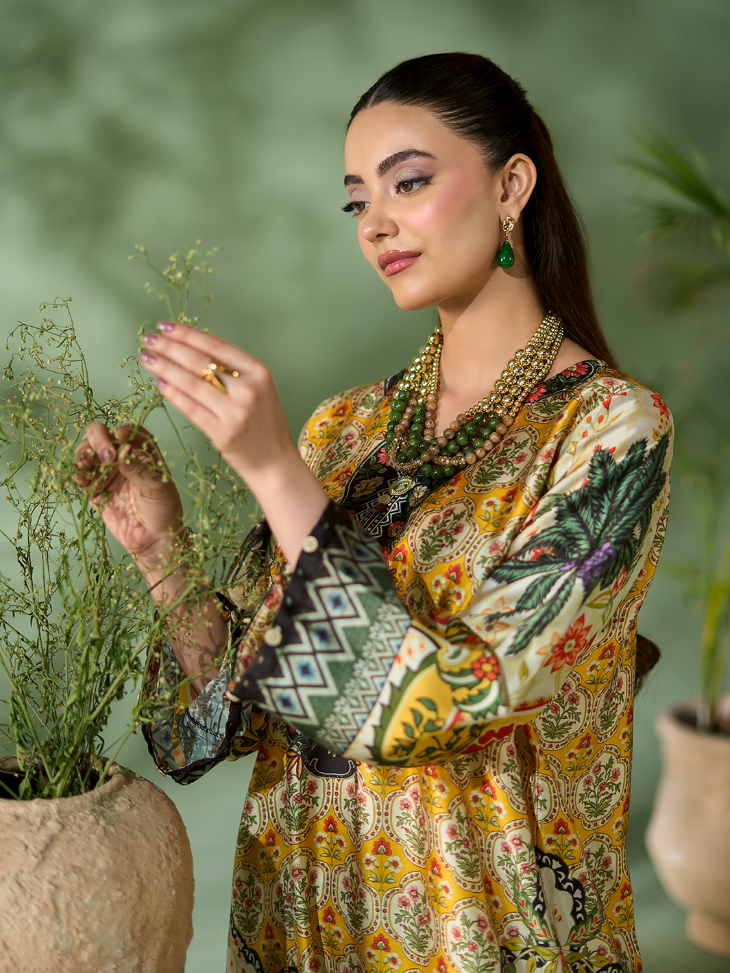 NOURA SILK KAFTAN |  By Allys 109