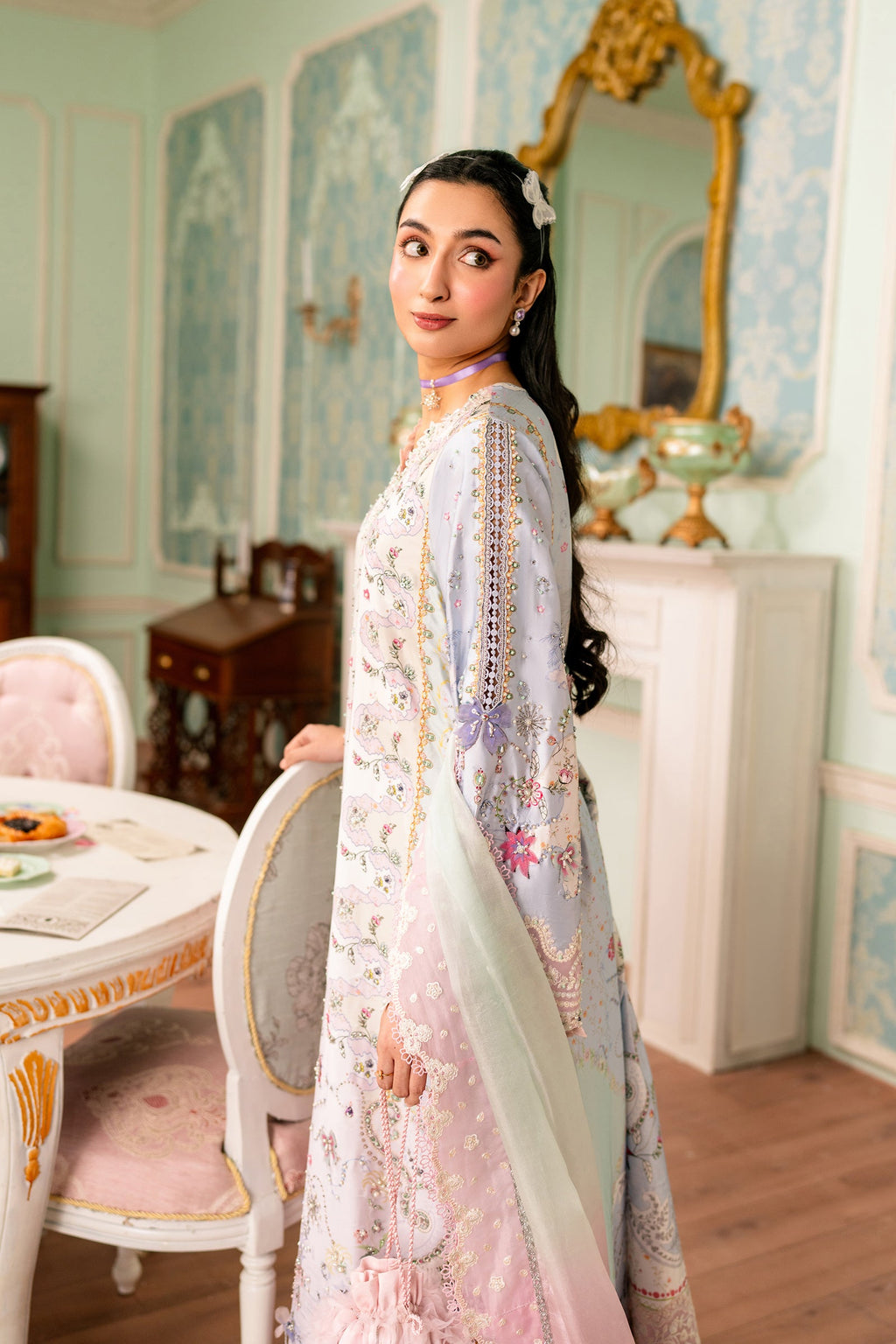 AKARI | Luxe silk | By Qalamkar-107