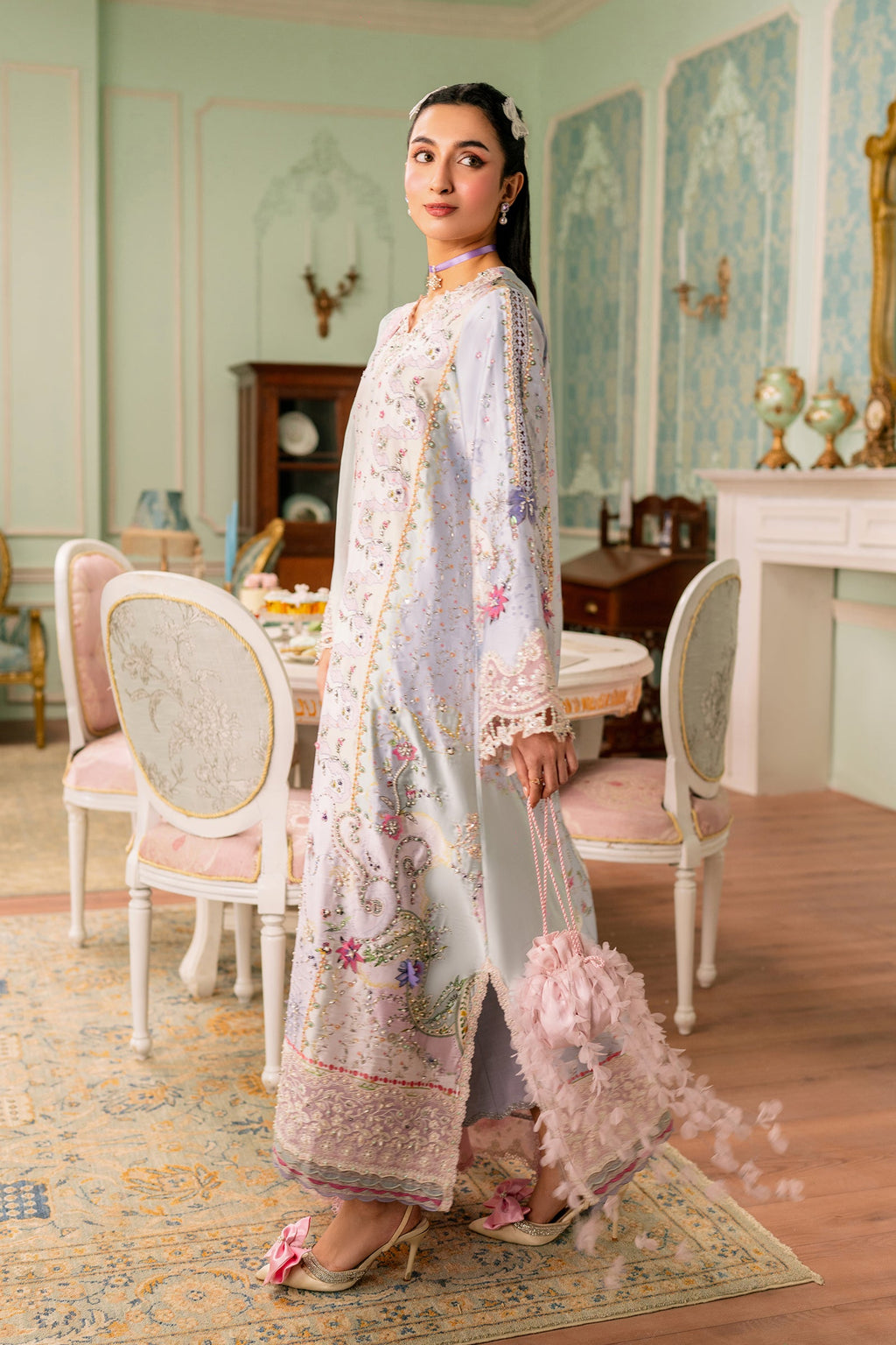 AKARI | Luxe silk | By Qalamkar-107