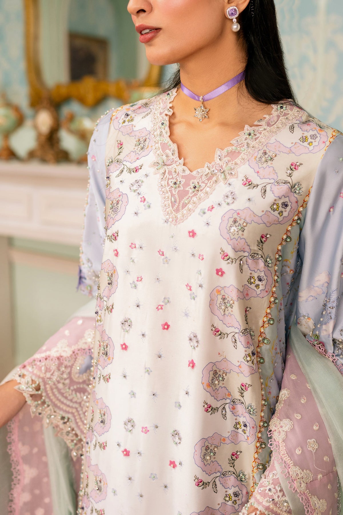 AKARI | Luxe silk | By Qalamkar-107