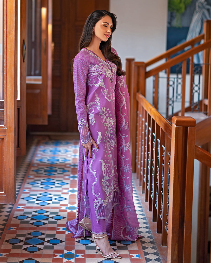 Arielle | Astoria By Mushq Pakistani suit detail view M&M Couture USA