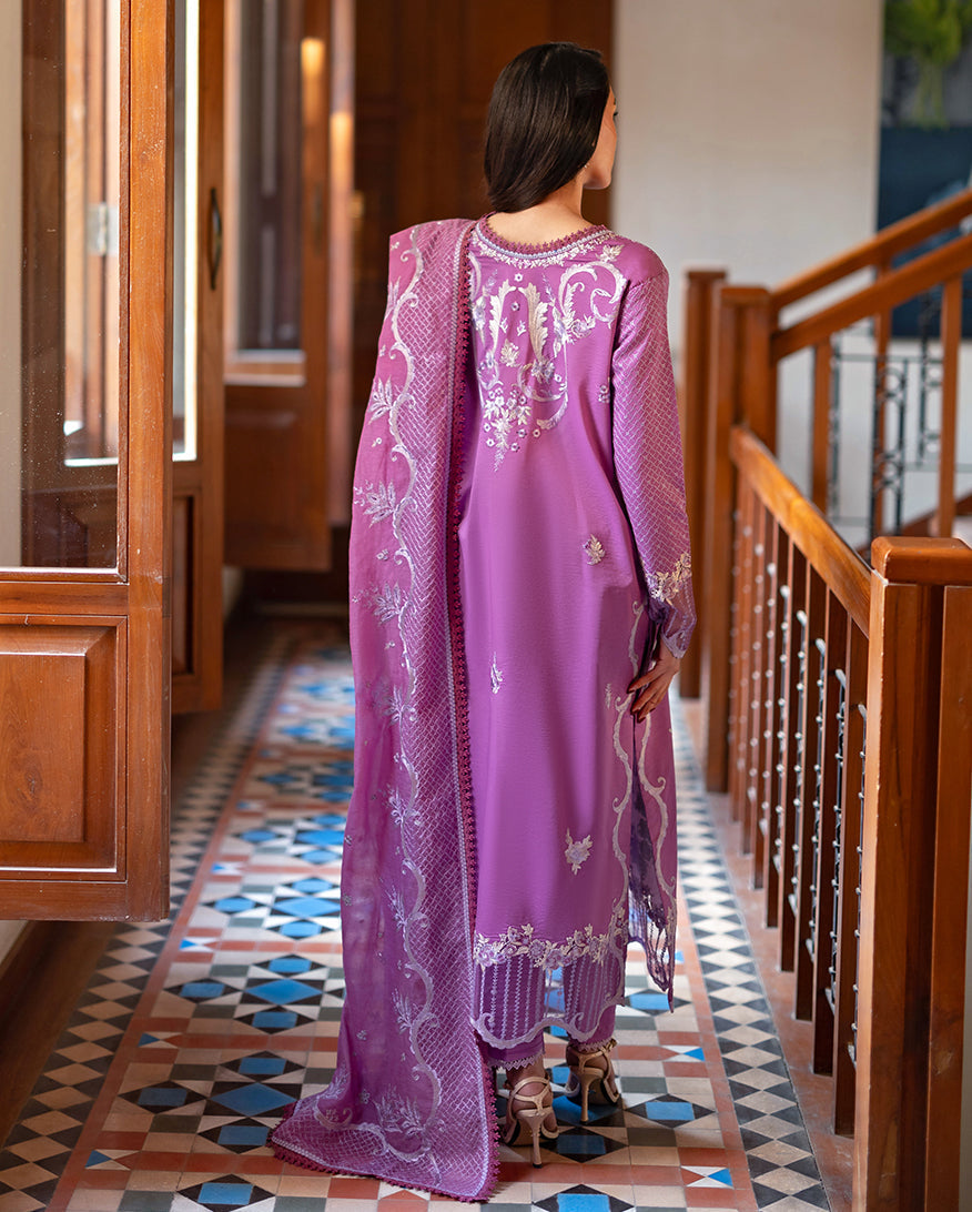 Arielle | Astoria By Mushq Pakistani suit dupatta view M&M Couture USA