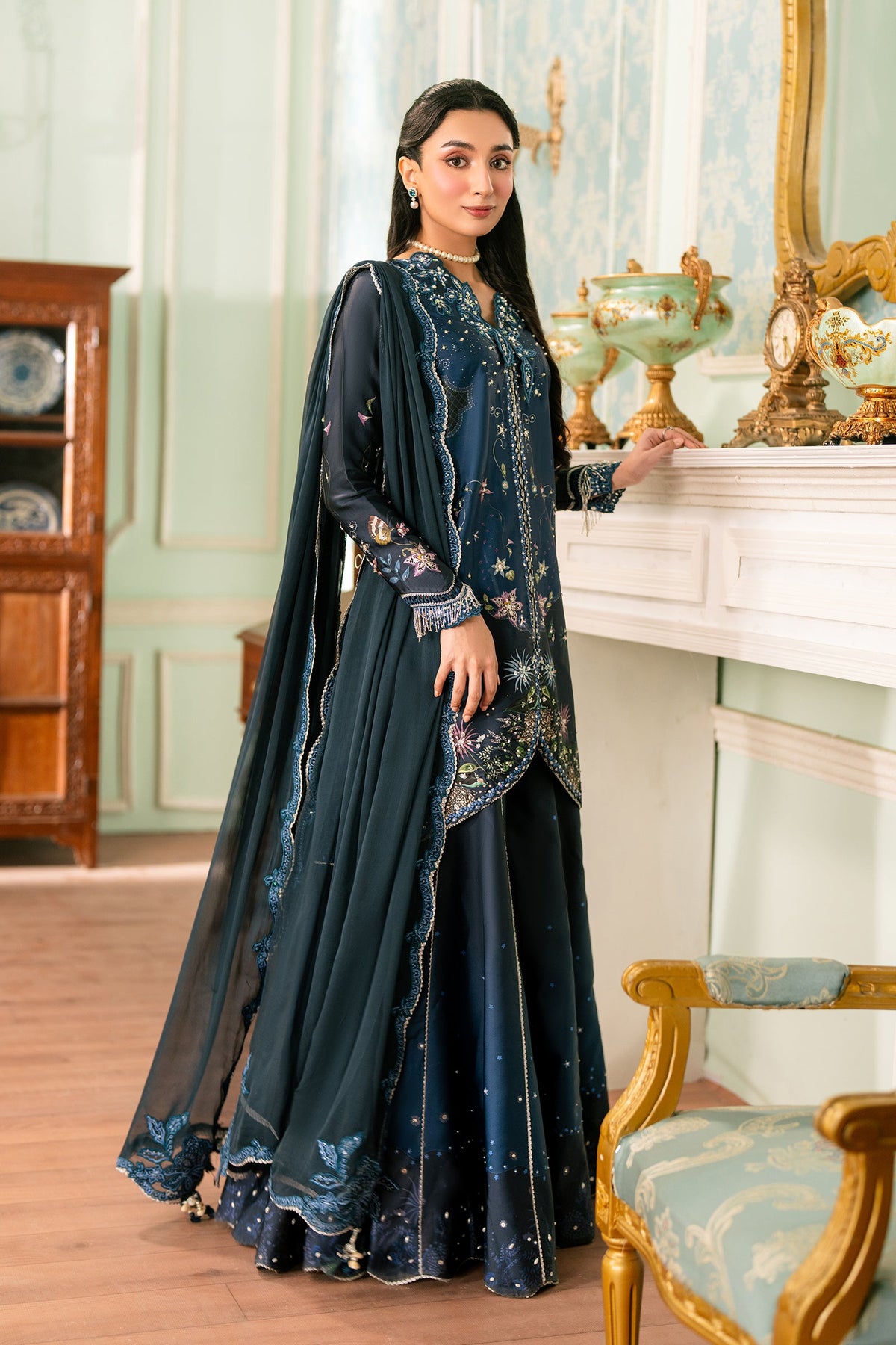 NERINA | Luxe silk | By Qalamkar-101