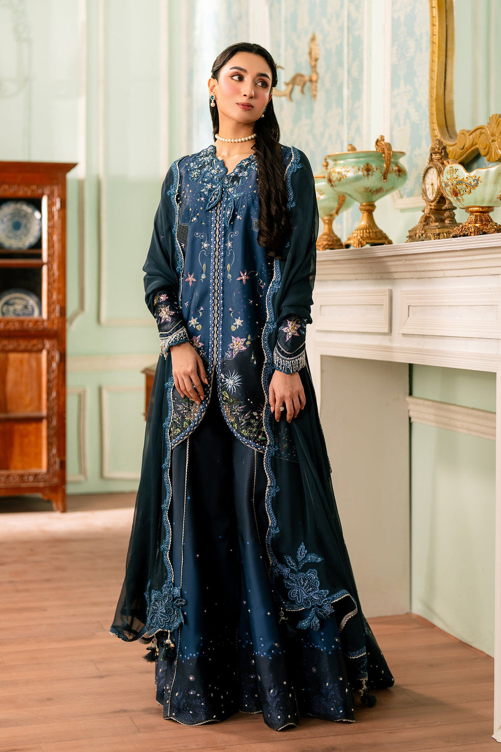 NERINA | Luxe silk | By Qalamkar-101