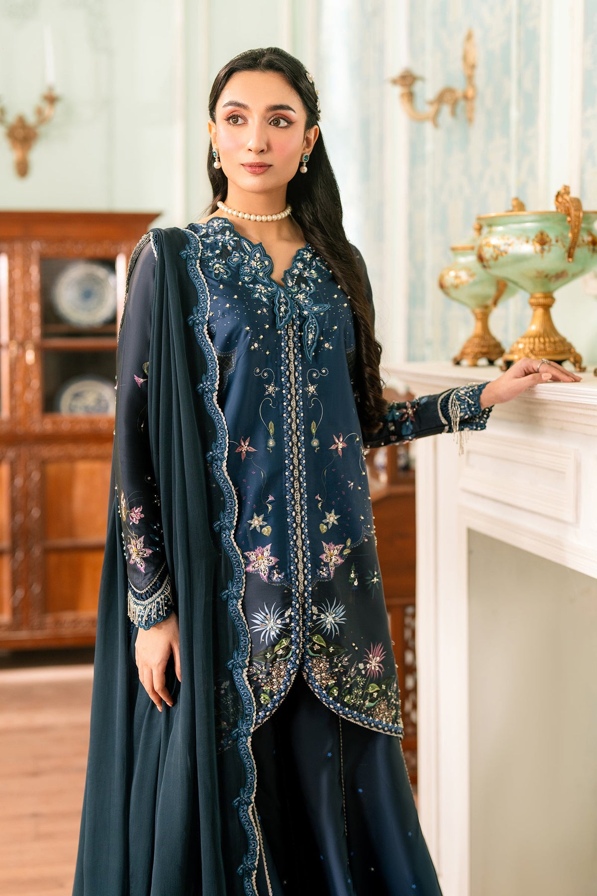 NERINA | Luxe silk | By Qalamkar-101
