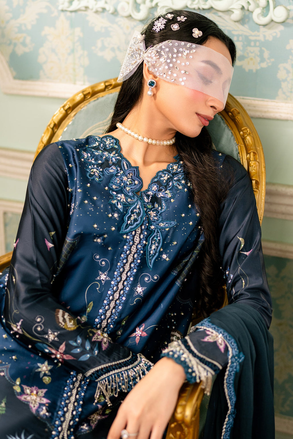 NERINA | Luxe silk | By Qalamkar-101