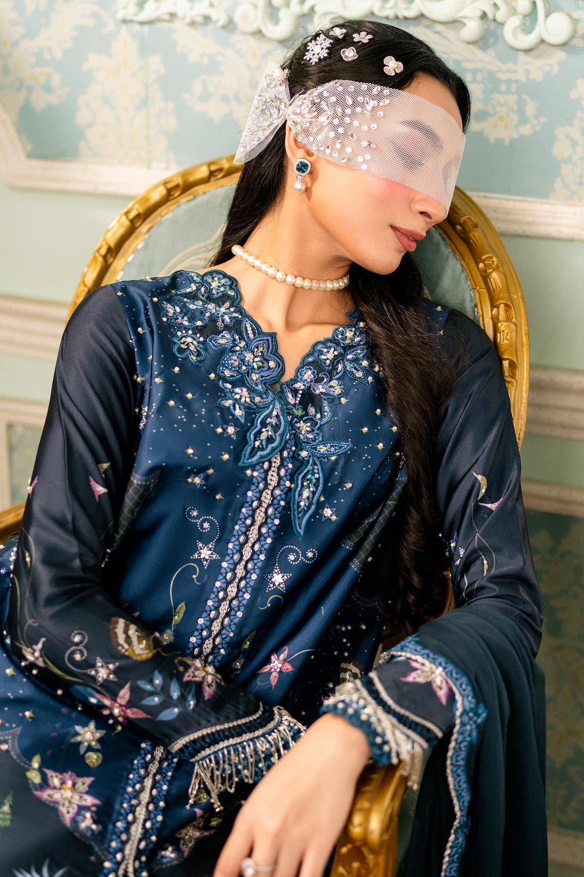 NERINA | Luxe silk | By Qalamkar-101