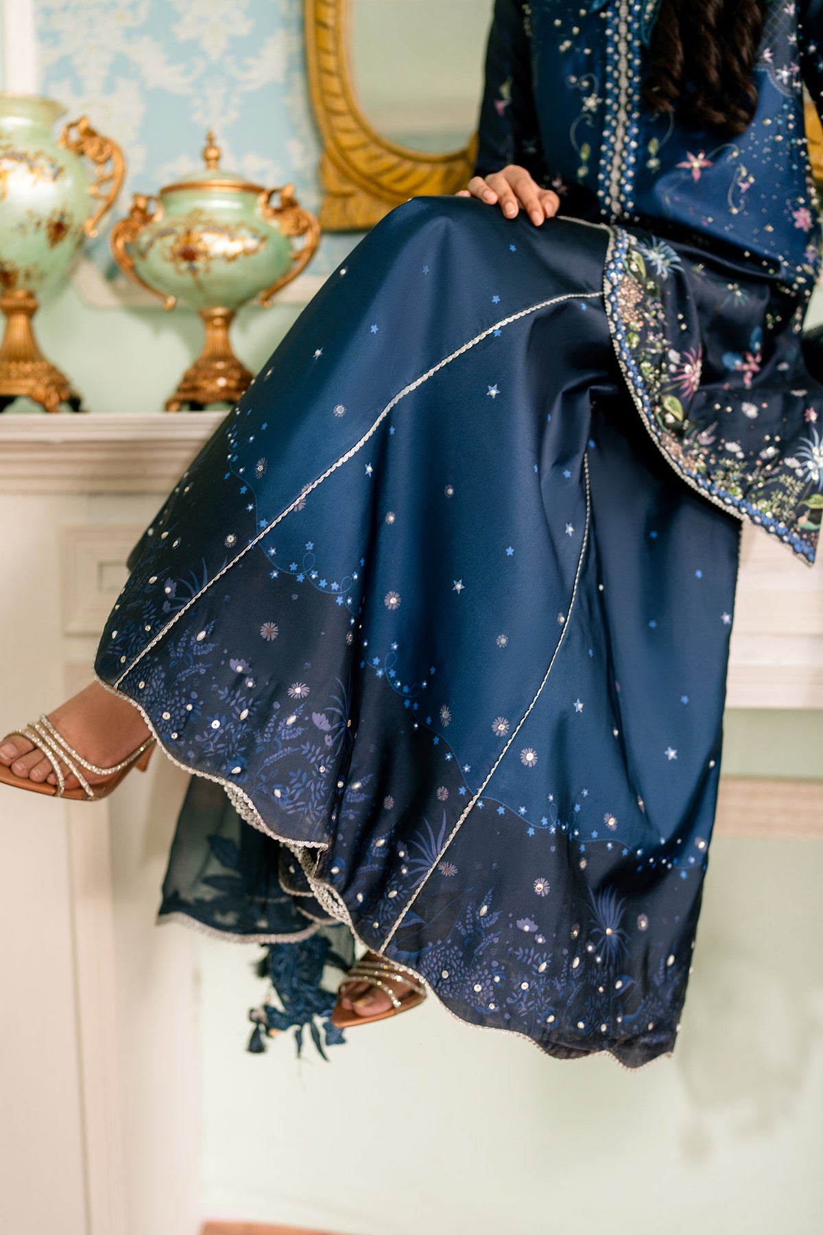 NERINA | Luxe silk | By Qalamkar-101