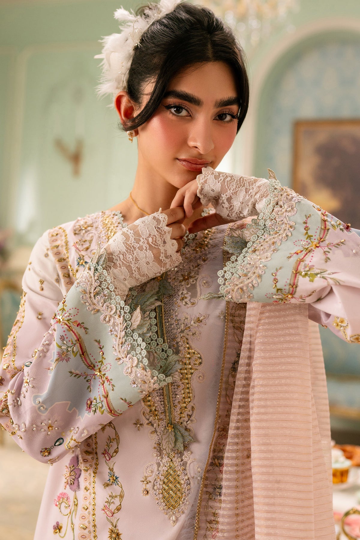 NOA | Luxe silk | By Qalamkar-102
