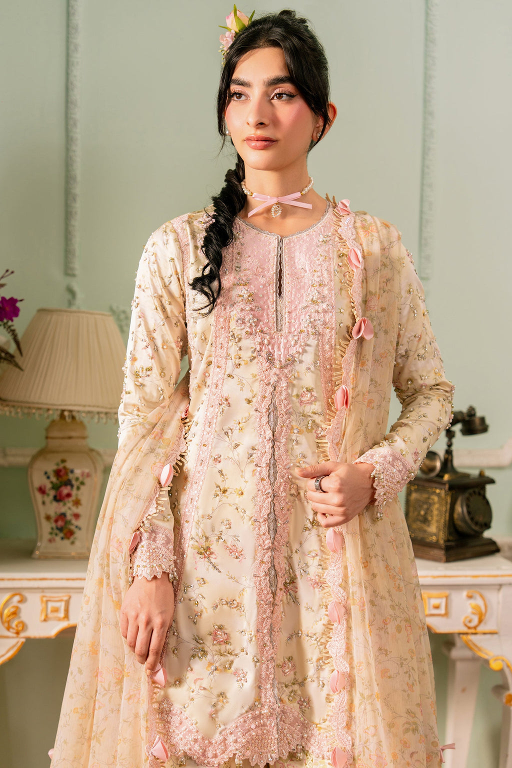 SOLENE | Luxe silk | By Qalamkar-108