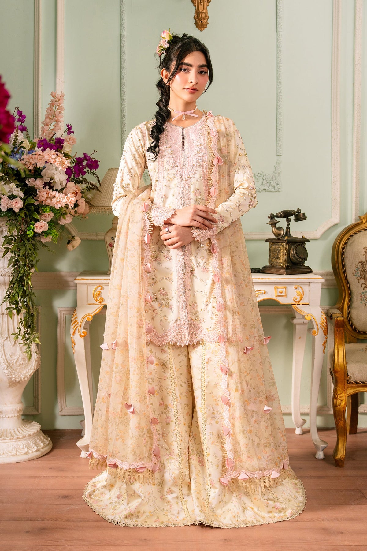 SOLENE | Luxe silk | By Qalamkar-108