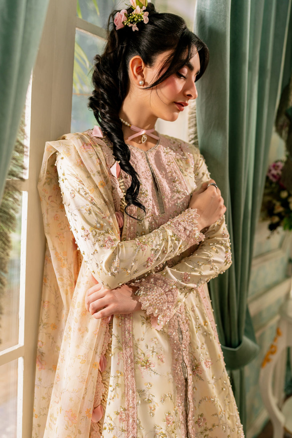SOLENE | Luxe silk | By Qalamkar-108